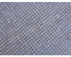 Travertin Beige Mosaïque 2,3x2,3 cm Antique 2