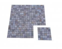 Travertin Mixte Mosaïque 4,8x4,8 cm Antique  2