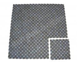 Travertin Beige & Noce Mosaïque Petit 3D Antique 2