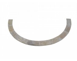 Travertin Beige Margelle Courbe 150/30,5 3 cm Arrondi