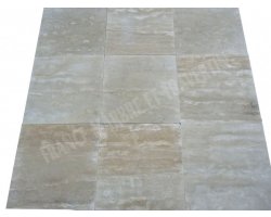 Travertin Beige Nuance Veine 40x40 2 cm Poli 2