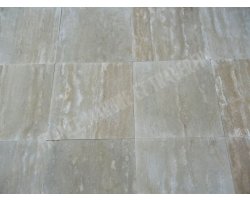 Travertin Beige Nuance Veine 40x40 2 cm Poli 2