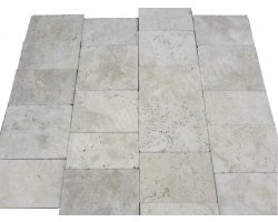 Travertin Beige Nuance Bande Libre 1,2 cm Antique  2