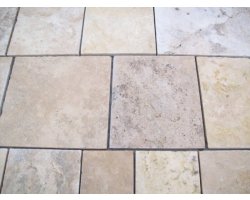 Travertin Beige Nuance Bande Libre 3 Largeur 3 cm Antique 2