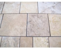 Travertin Beige Nuance Bande Libre 3 Largeur 3 cm Antique 2