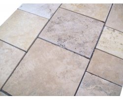 Travertin Beige Nuance Bande Libre 3 Largeur 3 cm Antique 2