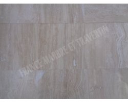 Travertin Beige Nuance Veiné 40x40 1,2 cm Poli 2