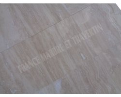 Travertin Beige Nuance Veiné 40x40 1,2 cm Poli 2