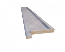 Travertin Beige Nuance Appui Fenêtre 256x38 5 cm 2