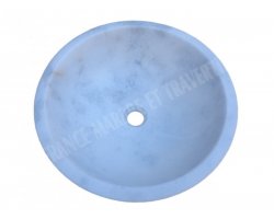 Marbre Blanc Vasque Bol Poli 2