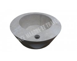 Marbre Beige Marfil Vasque Croissant Poli 2