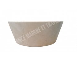 Marbre Beige Marfil Vasque Croissant Poli 2