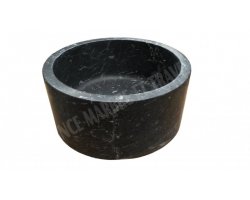 Marbre Noir Vasque Petit Cylindre Poli 2