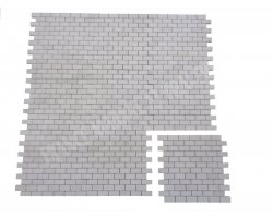 Dolomite Blanc Mosaïque 2,3x4,8 cm Antique 2
