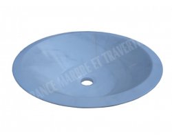 Vasque Dolomite Blanc Conique Poli 2