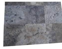 Travertin Silver 40x40 1,2 cm Adouci 2