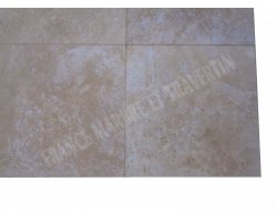 Travertin Beige Clair 40x40 1,2 cm Poli 2