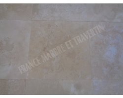 Travertin Beige Extra Clair 40x40 1,2 cm Poli 2