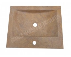 Travertin Jaune Évier 50x40 10 cm Adouci 2