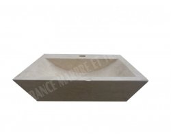 Travertin Beige Evier 40x33 12 cm Adouci 2