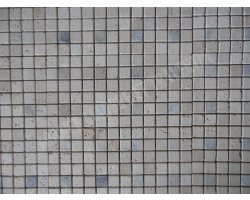Travertin Beige & Silver Mosaïque 2,3x2,3 cm Antique 2