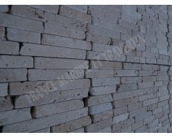 Travertin Beige Clair Mosaïque Bâtonnet Antique 2