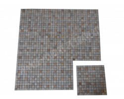 Travertin Silver & Jaune Mosaïque 2,3x2,3 cm Antique 2