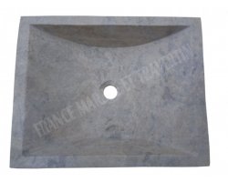 Travertin Silver Évier 40x50 12 cm Adouci 2