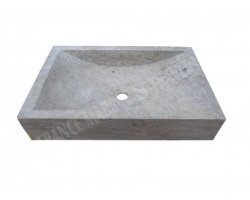 Travertin Silver Évier 40x60 12 cm Adouci 2