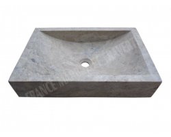 Travertin Silver Évier 40x60 12 cm Adouci 2