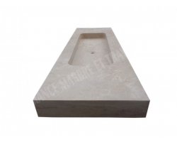 Travertin Beige Evier 140x50 10 cm Adouci 2