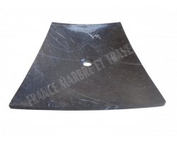 Marbre Noir Vasque Plat 45x65x10 cm 2