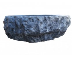 Marbre Noir Vasque Ovale Roche 40x50 cm 2