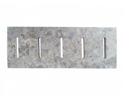 Travertin Silver Grille Rainure 19x50x3 cm