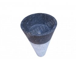 Marbre Noir Piédestal Vasque Strié 2