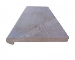 Travertin Beige Nez de Marche 30x60 5 cm Arrondi  2
