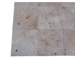 Travertin Beige Nuance 40x40 1,2 cm Antique 2