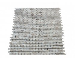 Travertin Beige Mosaïque 2,3x4,8 cm Rebouche  2