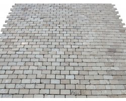 Travertin Beige Mosaïque 2,3x4,8 cm Rebouche  2