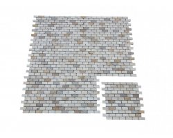 Travertin Mixte Mosaïque 2,3x4,8 cm Rebouche  2