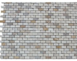 Travertin Mixte Mosaïque 2,3x4,8 cm Rebouche  2