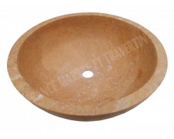 Travertin Jaune Vasque Bol Adouci 2