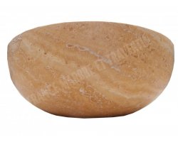 Travertin Jaune Vasque Bol Adouci 2