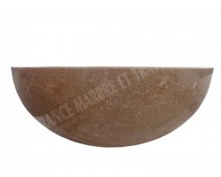 Travertin Noce Vasque Bol Adouci 2