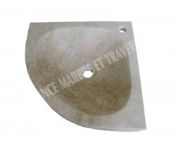 Travertin Beige Lave Main 40x40 cm Adouci 2