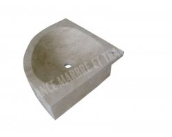 Travertin Beige Lave Main 40x40 cm Adouci 2