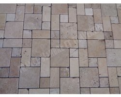 Travertin Philadelphia Mosaïque 3 Format Antique 2