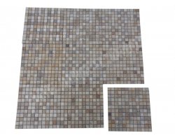 Travertin Mixte Mosaïque 4 Couleur 2,3x2,3 cm Antique 2