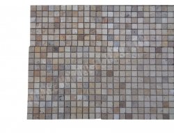 Travertin Mixte Mosaïque 4 Couleur 2,3x2,3 cm Antique 2