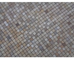 Travertin Mixte Mosaïque 4 Couleur 2,3x2,3 cm Antique 2